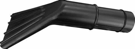 Vacuum Claw Nozzle 2" x 12" for Wet/Dry Use, Fits Car Washes, Gas Station Vacuums, and Utility Shop Vacs for Auto Care and Home (Black)