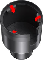 Car Cup Holder Expander with Adjustable Base, Cupholder Extender Holder for Car Compatible with Hydro Flasks 32/40 oz, Fits Yeti 24/36/46 oz, Other Large Bottles in 3.4"-3.8"