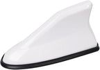 Car Shark Fin Antenna Cover for Chrysler 200 300 300M 300 Touring 1998-2025, Roof Mount Decorative Antenna Cap Vehicle Shark Fin Shape Cover Replacement with Adhesive Tape,White