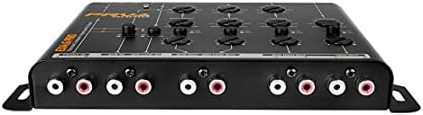 Crossover Car Audio EX4.6 PRO 4 Way or 3 Way Electronic Crossover 9 Volts, 4 in 6 Out RCA Channels Car Sound Processor - EX4.6PRO