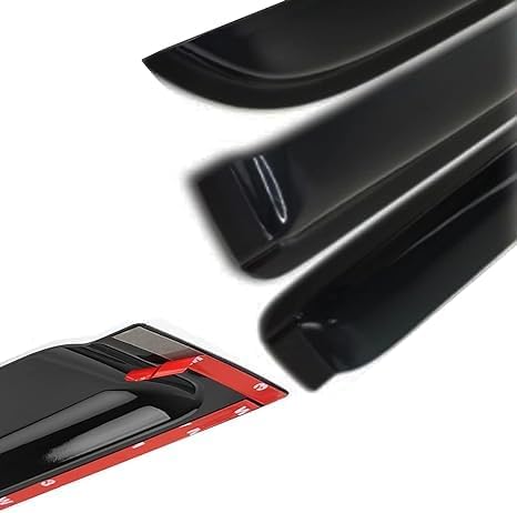 Window Visors Rain Guards for Mitsubishi Eclipse Cross 2018-2026 | Window Deflectors, Vent Visor, Sun Shades, Window Shields, Dark Smoke, Car Accessories
