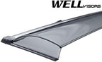 Window Visors Wind Deflectors Compatible with Acura 2013-2018 RDX with Chrome Trim Rain Guards 3-847AC004