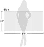 Bath Towels Set 4 Pack (30" x 60") - Large, Soft, Absorbent, Quick Dry Microfiber Towel for Hair Wrap, Fitness, Sports, Yoga, Swim, Pool, Grey