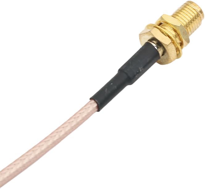 Fakra C to SMA-Female RG316 Teflon Cable 3.9inch Vehicle Antenna Adapter Cable for Car Stereo Android Head Unit GPS FM AM Radio 4G LTE Telematics Sirius XM Satellite Radio