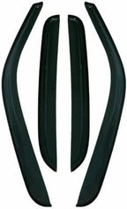 Tape-On Window Visors 4-Piece for 2000-2006 Chevy Tahoe Sun Rain Guard Shield Shade Smoke 94304
