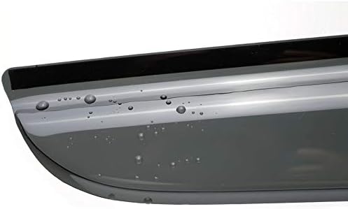 Rainproof Side Window Wind Deflectors for 1997-2005 Buick Century;1997-2004 Regal Sedan;1998-2004 Oldsmobile Intrigue, Tape-on Sun Rain Guard Sets,Window Visors for Cars,Vent Deflector 94007
