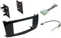 Double Din Gloss Black Car Stereo Install Dash Kit, Wire Harness, and AM/FM Radio Reception Antenna Adapter -Made for Nissan: 2013 2014 2015 2016 2017 2018 Sentra