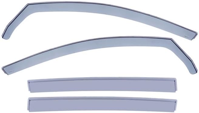 Window Visors Wind Deflectors Compatible with Lexus 2002-2006 ES300 ES330 with Chrome Trim Rain Guards 3-847LX010
