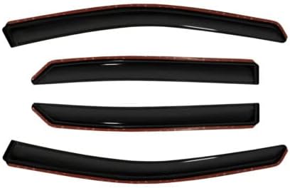 Tape-On Rain Guard 4-Piece for 2016-2022 Lexus RX350 450h Windows Visor Shield Shade Smoke 1622LXRX