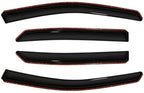 Tape-On Rain Guard 4-Piece for 2016-2022 Lexus RX350 450h Windows Visor Shield Shade Smoke 1622LXRX