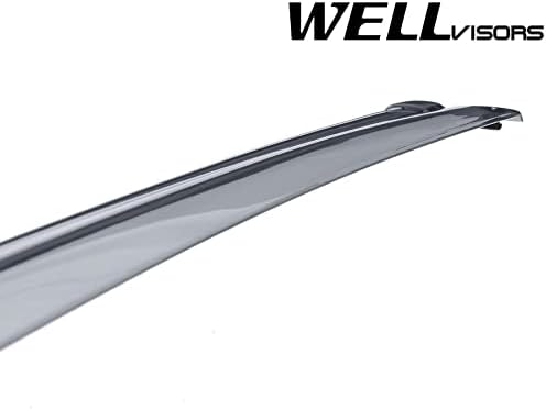 Window Visors Wind Deflectors Compatible with Acura 2013-2018 RDX with Chrome Trim Rain Guards 3-847AC004