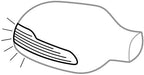 Passenger Side Mirror Assembly Electric Adjustment Heated No Memory Gray Compatible with 2006-2009 Volkswagen GTI Rabbit VW1320124