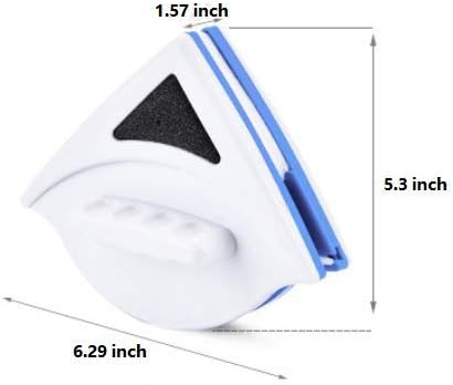 Magnetic Window Cleaner Double Side Glass Wiper Adjustable Magnetic Glider Washing Brush Tools Glass Washing Cleaning Tool Brush 3-8mm Thickness Suit Glazed Windows