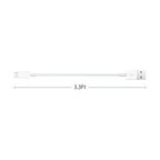 4 Pack Carplay USB A to USB C Cable for iPhone 16E 15 16, 16 Pro Max, 16 Plus Car Charger, iPad Pro 12.9/11, iPad 10 Generation, iPad Air 5 Generation/4 Gen, Mini 6 Generation Car Fast Charging Cord