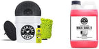 CWS_101_64BK Car Wash Detailing Bucket, Mitt & Accessories Bundle (6 Items) Featuring Maxi-Suds II Foaming Car Wash Soap 64 oz (.5 Gal) Cherry Scent - Works on Cars, Trucks, SUVs, & More