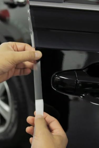 Roll Door Edge Guard Paint Protection Film 0.4" 1" 2" 4" 8" x 240" 5' to 33 Yd, 8mil Impact Areas Scratches Chips Debris Clear Long-Lasting Resistant UV (1 Inches x 240 Inches)