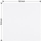 White Microfiber Cleaning Cloth 150 Pack, 12.5 x 12.5 inch Microfiber Towels for Car Washing Cleaning Rags for Car, Kitchen, and Window