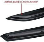 2017-2023 Tape-On Rain Guards for GMC Acadia Side Window Visor Deflectors SLE SLT AT4 Denali, Durable Tinted Vent Shades 2018 2019 2020 2021 2022