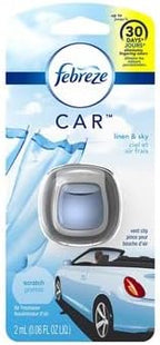 Car Vent Clip Air Freshener, Linen & Sky 1 ea (Pack of 3)