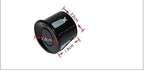Car Reverse Backup Parking Sensor Radar System, Buzzer beeps, Detection Distance:30~150CM, Waterproof Sensors (22mm Diameter 2.3M Cable) 4 Packs X60D (Black)