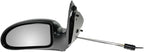 2 Piece Driver and Passenger Side Mirror Assembly Set Manual Adjustment Non-Heated No Memory Black Compatible with 2002-2007 Ford Focus FO1320239 FO1321239