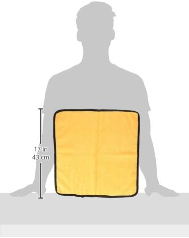 Professional Grade Premium Microfiber Towels for Cars,Gold,16" x 16",Ultra-Soft and Scratch-Free Car Detailing Cloths for Trucks,Motorcycles,and More,(Pack of 6)