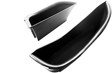 Front Row Door Side Organizer Compatible with Mercedes Benz GLC GLC250 GLC300 GLC350 GLC43 AMG C-Class Sedan C300 C450 C63 AMG W205 2015-2022 Armrest Phone Container Storage Box Handle Pocket