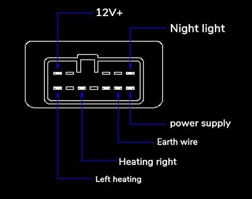 Digital 5 Level Display Car Front 2 Seat Heated Pad Cushions 12v Control Switch