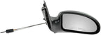 2 Piece Driver and Passenger Side Mirror Assembly Set Manual Adjustment Non-Heated No Memory Black Compatible with 2002-2007 Ford Focus FO1320239 FO1321239