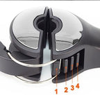 2 in 1 Car Headrest Hook with Cell Phone Holder, Universal for Purses and Bags, 360 Rotation, Silver