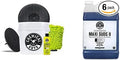 CWS_1010BK Car Wash Detailing Bucket, Mitt & Accessories Bundle (6 Items) Featuring Maxi-Suds II Foaming Car Wash Soap, 128 oz (1 Gal), Grape Scent - Works on Cars, Trucks, SUVs, & More