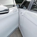 Edge Trim White U-Channel Rubber Trim Edge with Steel 1/2" X 3/8" - Fit Gap 3/64" to1/4 Car Door Edge Sealing Strip PVC Weather Stripping with Metal, Metal Edge Protector, 150FT