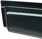 Tape-On Window Visors 4-Piece Compatible with 2023-2025 Honda Accord JDM 3D Wavy Mugen Style Sun Rain Guards Shield Shade Smoke