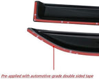 2017-2023 Tape-On Rain Guards for GMC Acadia Side Window Visor Deflectors SLE SLT AT4 Denali, Durable Tinted Vent Shades 2018 2019 2020 2021 2022