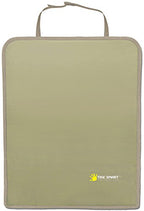Luxury Clean-Edge Kick Mat - Seat Back Protector and Seat Cover with Invisible Strap and Stiff Edging (1 Mat)