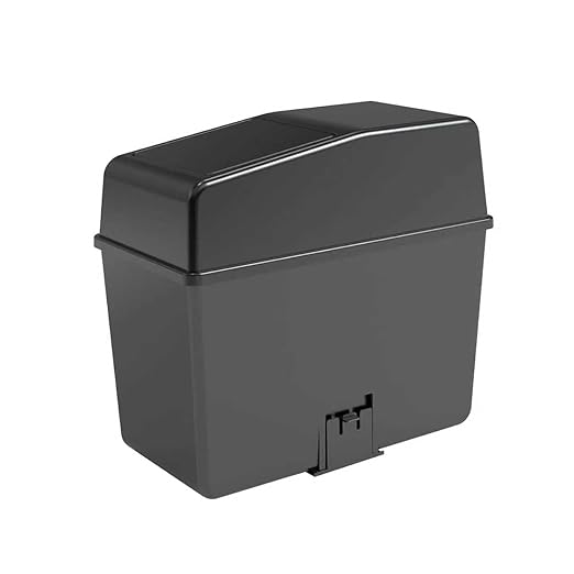 Car Trash Can, Push-Button Storage Box, Trash Can with Adjustable Bottom Clip, for Auto Office Home (Black, 8.2" x 7.8" x 3.9")