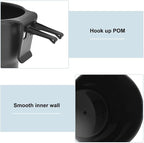 Car Cup Holder Hook, Wear-Resistant Auto Drink Holder 3.54'' Caliber Window Door Cup Holder with Ventilation Clip for Coffee Water Bottles Key Coin