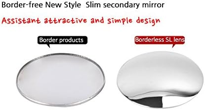 Puzzle Sl Lenze 2inch 2pcs Circle Mirror Blind Spot Rear Side View Rearview for Car Truck Accessories 50.8mm 2" 2pice Set