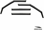 Voron Glass in-Channel Extra Durable Rain Guards for Hyundai Santa Fe 2024-2026, Window Deflectors, Vent Window Visors, 4 Pieces - 200696