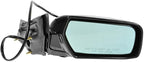 2 Piece Driver and Passenger Side Mirror Assembly Set Electric Adjustment Heated Memory Black Compatible with 2003-2007 Cadillac CTS GM1320357 GM1321357