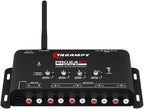 Pro 2.4 BT Bluetooth DSP Crossover Full, Digital Signal Processor, Car Audio Equalizer with App, Gain up to 9V, 15 Band Graphic Equalization, 12 preset EQ, 2 in and 4 Out, High Level Input