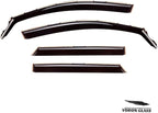 Voron Glass in-Channel Extra Durable Rain Guards for Hyundai Tucson 2016-2021, Window Deflectors, Vent Window Visors, 4 Pieces - 201243