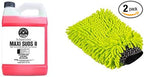 CWS_101M Car Wash Starter Bundle - Maxi-Suds II Foaming Car Wash Soap, 128 oz (1 Gallon), Cherry Scent + Green Chenille Wash Mitt (2 Items) Works on Cars, Trucks, SUVs, RVs & More
