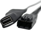Dongar Dashcam Power Adapter (5-pin Type F) for Select Ford Vehicles. Compatible with Mach-E, Bronco Sport, Explorer and More. Built-in USB Power Source, Connects to Rearview Mirror, Easy to Install