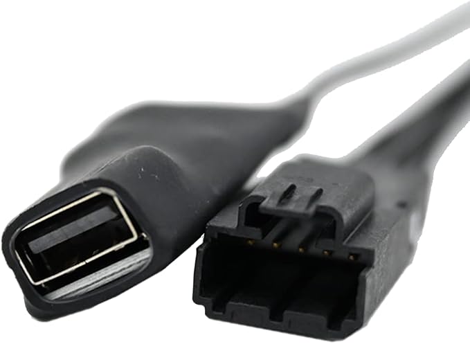 Dongar Dashcam Power Adapter (5-pin Type F) for Select Ford Vehicles. Compatible with Mach-E, Bronco Sport, Explorer and More. Built-in USB Power Source, Connects to Rearview Mirror, Easy to Install