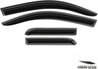 Voron Glass Tape-on Extra Durable Rain Guards for Chevrolet (Chevy) Silverado/GMC Sierra 2014-2018 Double Cab, Window Deflectors, Vent Window Visors, 4 Pieces - 100849