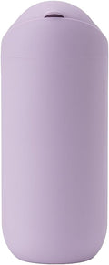 Car Trash Can with Flip Lid, Mini Portable Silicone Auto Cup Holder Garbage Bin, Leakproof Vehicle Trash Storage, Universal Car Accessories for SUV Truck Van Home Office(Purple)
