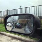 Blind Spot Mirror, 2" Round HD Glass Frameless Convex Rear View Mirror, Pack of 2