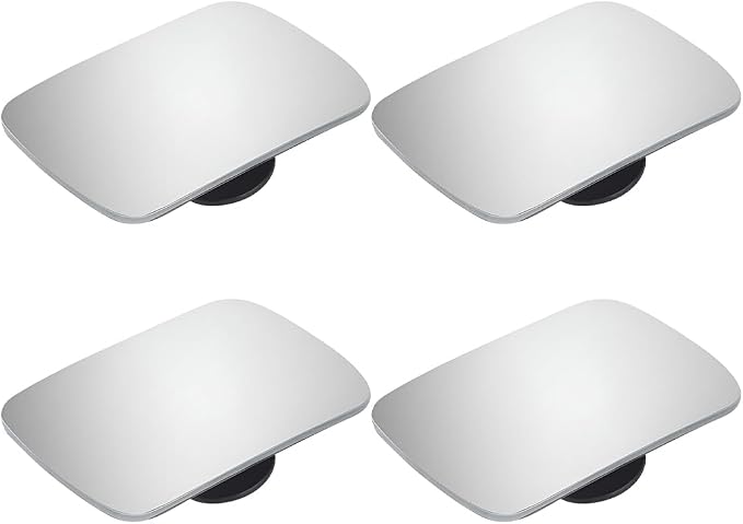 4PCS Car Blind Spot Mirror, Wide Angle Clear HD Glass Convex Side Rear View Mirror to Reduce Blindspot, Auto Exterior Rear View Accessories for Wide Angle, Universal Fit (StyleC)