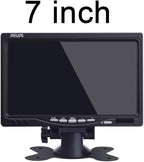 7" car dispaly Monitor Reverse Camera Monitor Screen Car LCD Parking Assistant with Wireless Remote Control – Full Color Wide Screen – Can Be Installed in Headrest Post